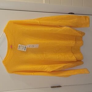 Vince Camuto Sunny Yellow Knit Sweater